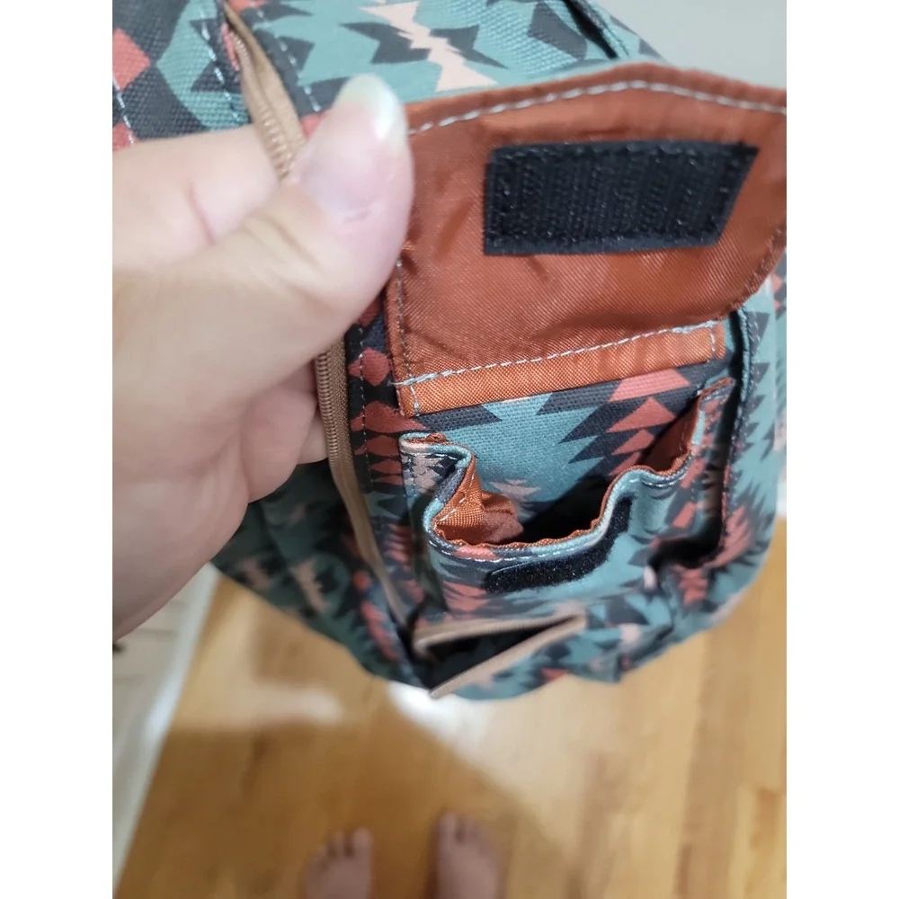 KAVU Original Rope Sling Bag Crossbody Backpack Mojave Dunes Aztec Travel NWOT